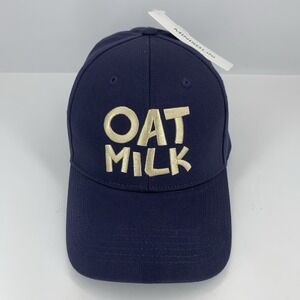 MINISO Oat Milk Hat 58CM M/L Adjustable Strap Embroidered Logo Baseball Cap NWT